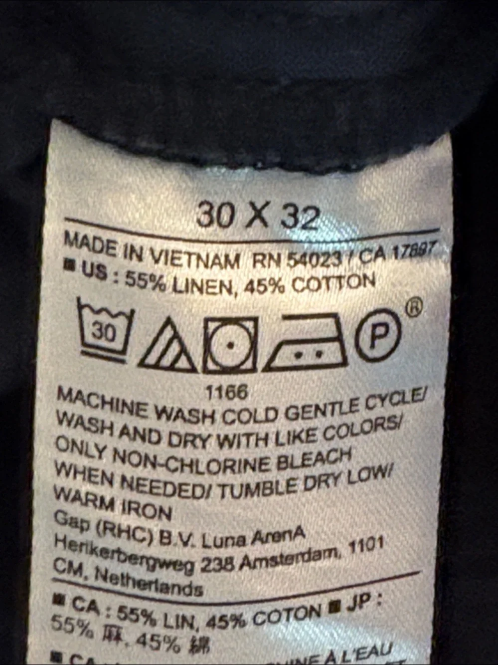 Banana Republic Mason Athletic Tapered Linen Cotton Blend Pants Grey sz30x32 NWT